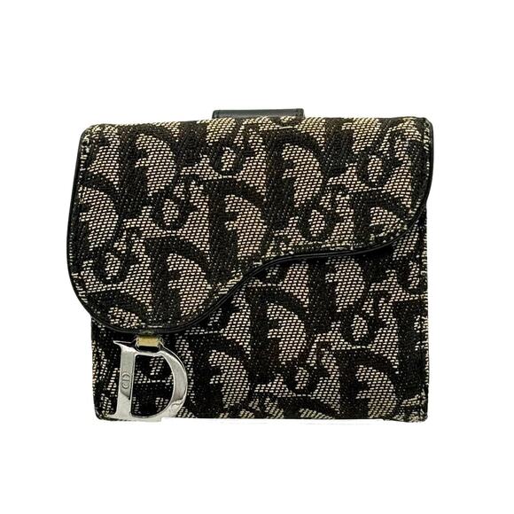 Christian Dior Vintage Diorissimo Saddle Compact Wallet*Gorgeous*Entrupy COA - Picture 1 of 16